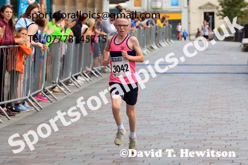 Junior 3k Road Race, 2022 Darlington 10k Road Race, Sunday, Aug. 7th. Photo: David T. Hewitson/Sports for All Pics